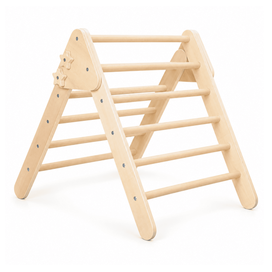 Triangolo di Pikler Pieghevole in Legno